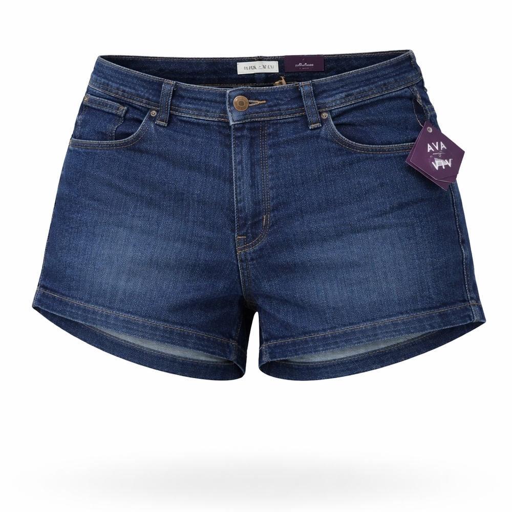 Ava & Viv High Rise Smart Denim Jean Shorts - NWT